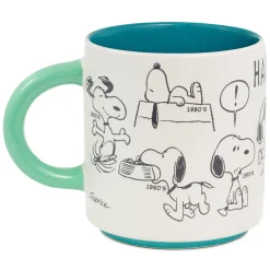 Peanuts® 75th Anniversary Snoopy Through the Decades Mug, 17.5 oz.