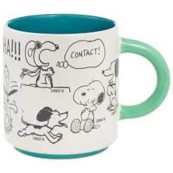 Peanuts® 75th Anniversary Snoopy Through the Decades Mug, 17.5 oz.