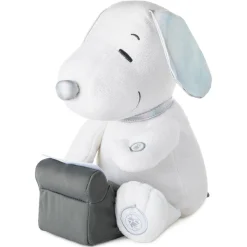 Peanuts® 75th Anniversary Snoopy With Typewriter Musical Plush With Motion, 10