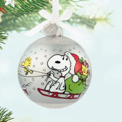 Peanuts® 75th Anniversary Special Edition Glass Ornament