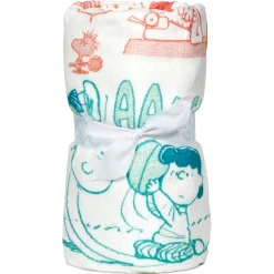 Peanuts® 75th Anniversary Through the Years Plush Throw Blanket, 60x52