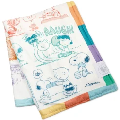 Peanuts® 75th Anniversary Through the Years Plush Throw Blanket, 60x52
