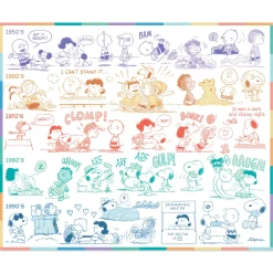 Peanuts® 75th Anniversary Through the Years Plush Throw Blanket, 60x52