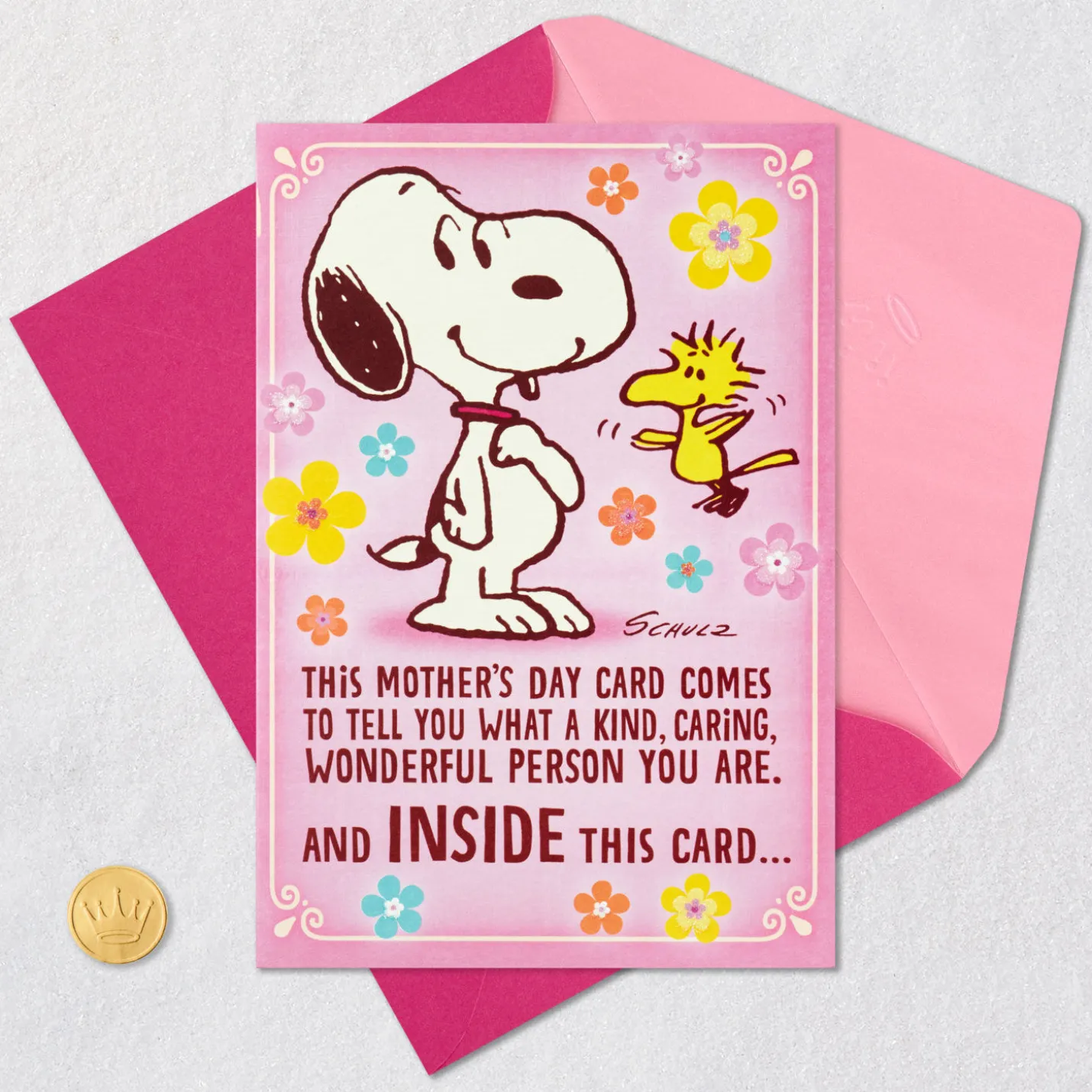 Peanuts® Tiny, Heartfelt Hug Mother's Day Card with Mini Cards