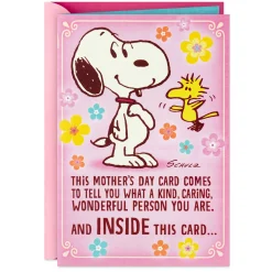 Peanuts® Tiny, Heartfelt Hug Mother's Day Card with Mini Cards