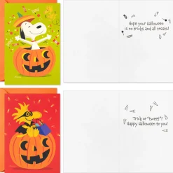 Peanuts® Tricks and Treats Assorted Halloween Cards, Pack of 24
