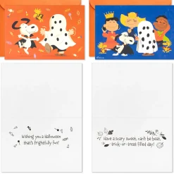 Peanuts® Tricks and Treats Assorted Halloween Cards, Pack of 24