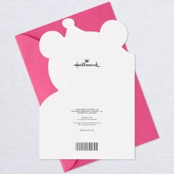 Peek-a-Boo Bear First Birthday Card for Her
