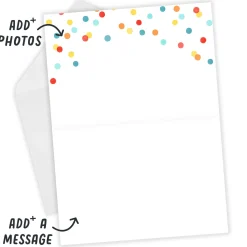 Personalized Full Photo Birthday Photo Card, 5x7 Horizontal