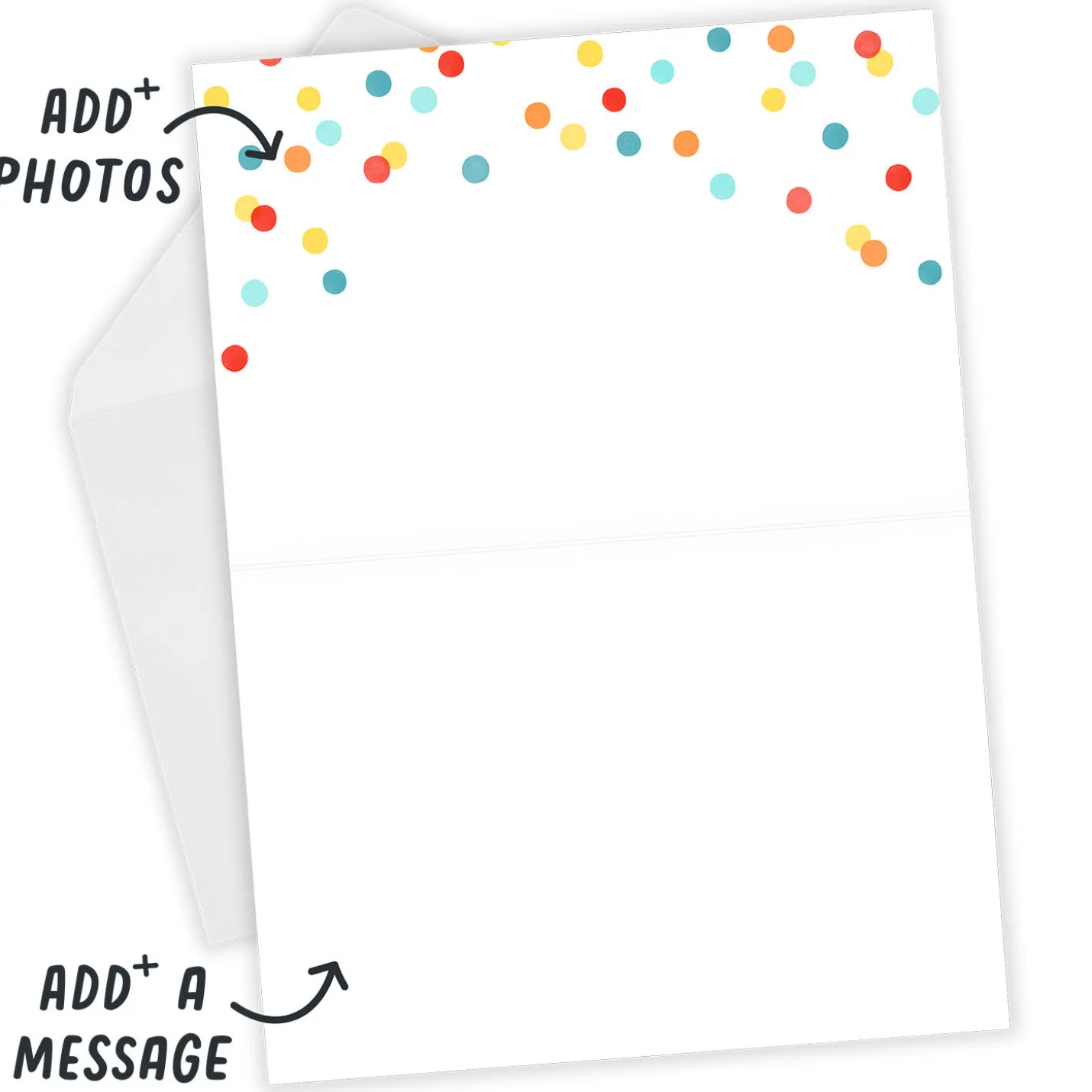 Personalized Full Photo Birthday Photo Card, 5x7 Horizontal