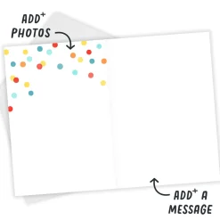 Personalized Full Photo Birthday Photo Card, 5x7 Vertical