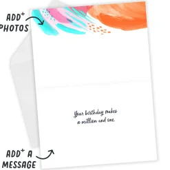 Personalized Million Reasons Birthday Photo Card