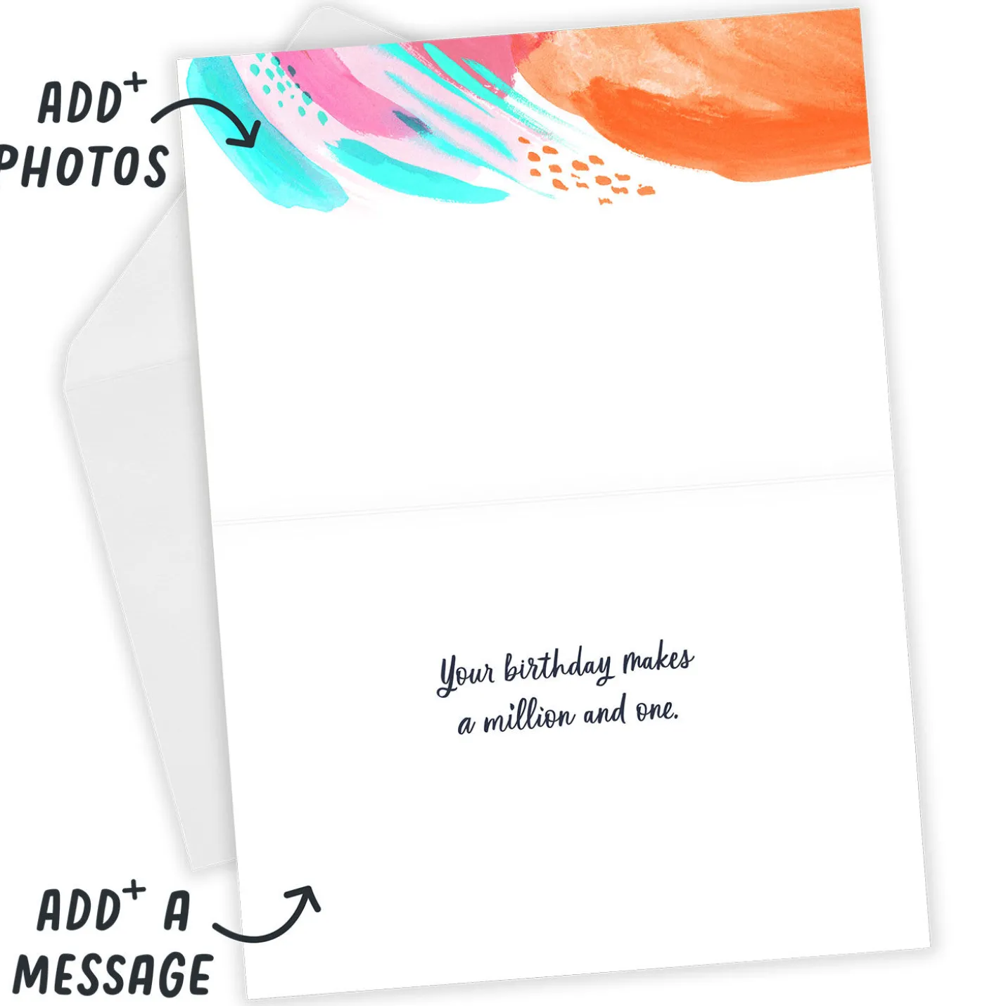 Personalized Million Reasons Birthday Photo Card