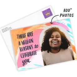 Personalized Million Reasons Birthday Photo Card