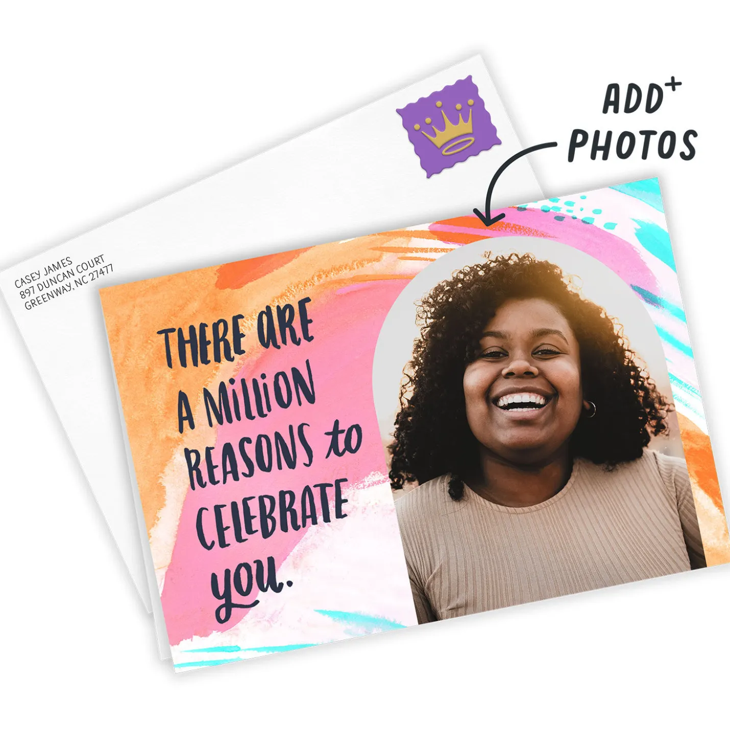 Personalized Million Reasons Birthday Photo Card