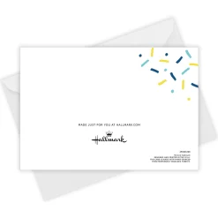 Personalized Celebration Confetti Birthday Photo Card