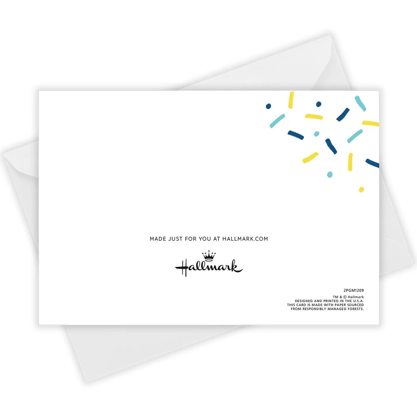 Personalized Celebration Confetti Birthday Photo Card