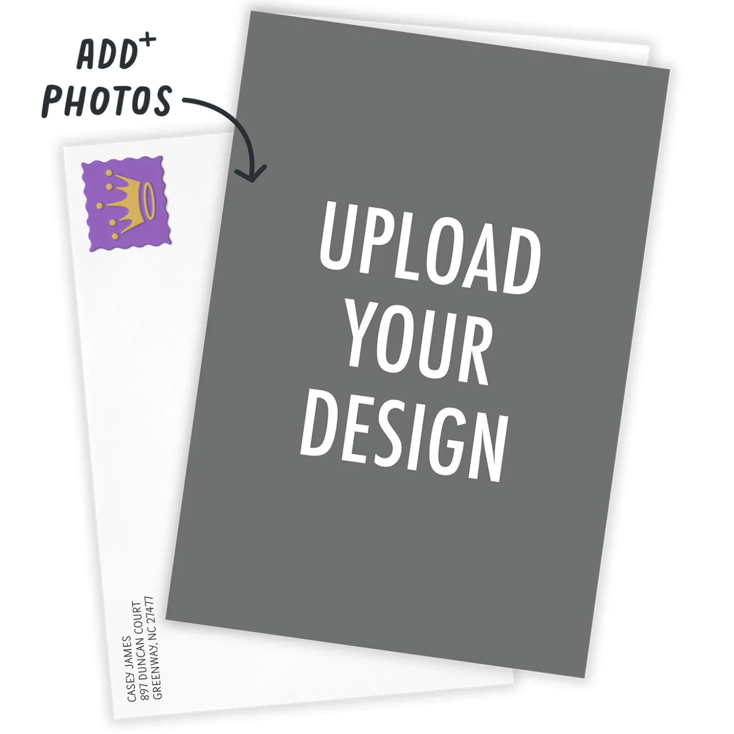 Personalized Create Your Own Photo Card, 5x7 Vertical