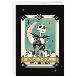 Personalized Disney Tim Burton's The Nightmare Before Christmas Card