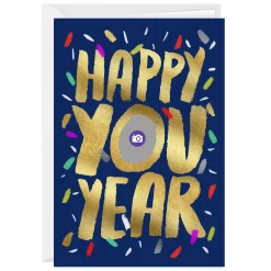Personalized Happy You Year Photo Card