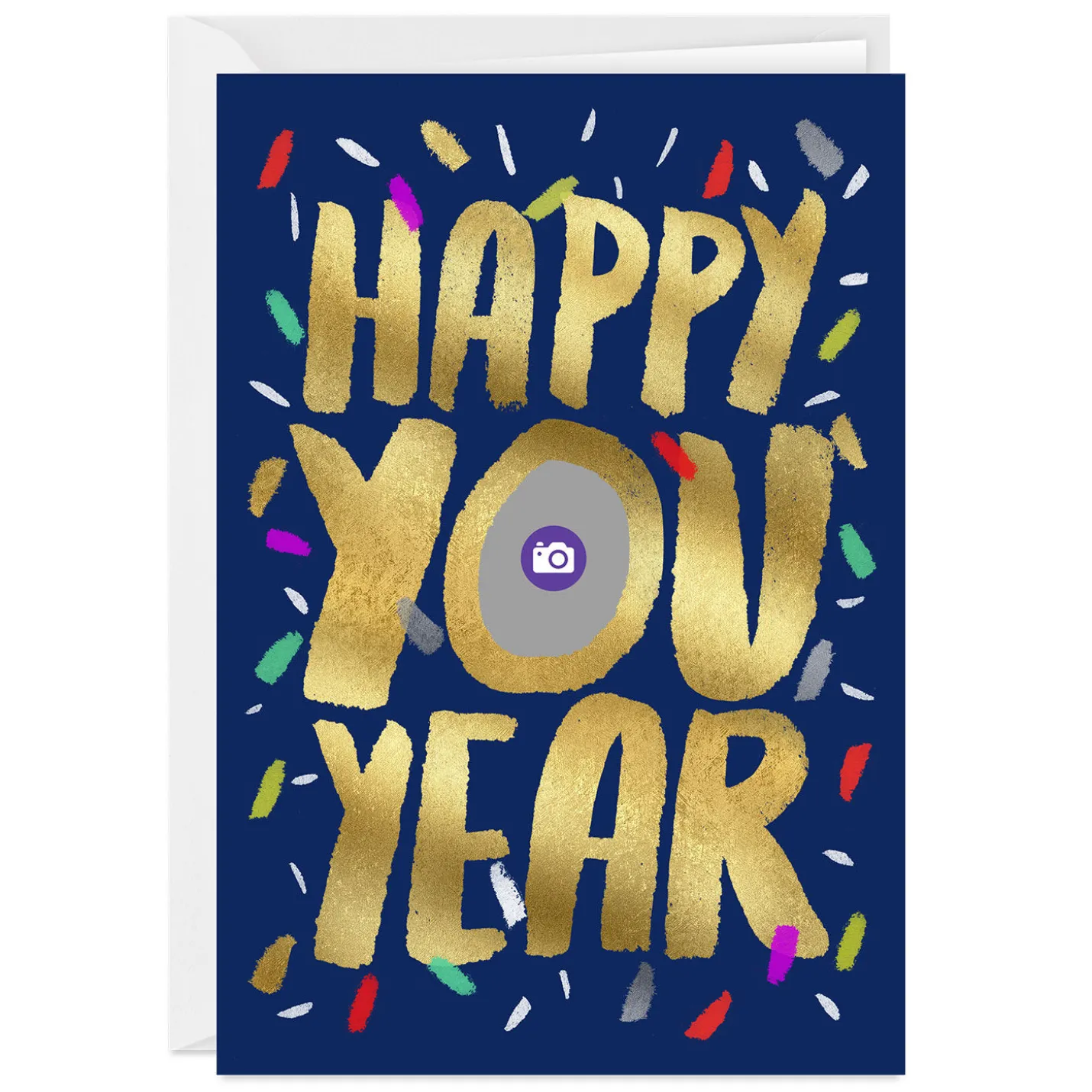 Personalized Happy You Year Photo Card