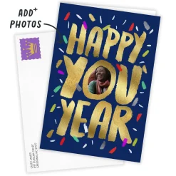 Personalized Happy You Year Photo Card