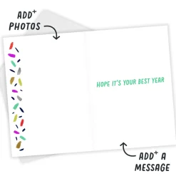 Personalized Happy You Year Photo Card