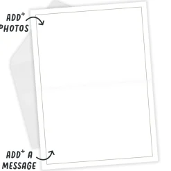 Personalized Heart-Shaped Photo Collage Photo Card