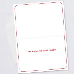 Personalized Peanuts® Snoopy and Hearts Love Photo Card