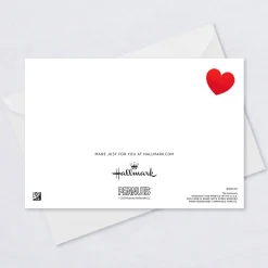 Personalized Peanuts® Snoopy and Hearts Love Photo Card