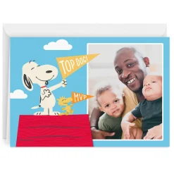 Personalized Peanuts® Snoopy Top Dog Photo Card