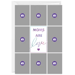 Personalized Photo Collage Moms Are Love Photo Card