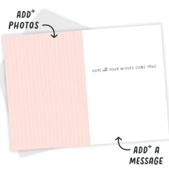 Personalized Princess Theme Photo Card for Kid