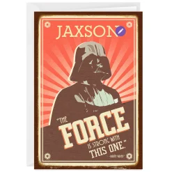 Personalized Star Wars™ Darth Vader™ Card