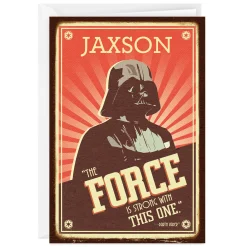 Personalized Star Wars™ Darth Vader™ Card