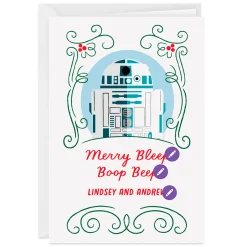 Personalized Star Wars™ R2-D2™ Christmas Card