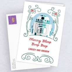 Personalized Star Wars™ R2-D2™ Christmas Card
