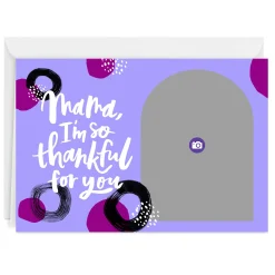 Personalized Thankful for You, Mama Photo Card