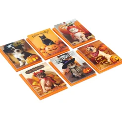 Pet Puns Assortment Boxed Halloween Cards, Pack of 48