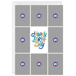 Photo Collage Frame Custom Birthday Card