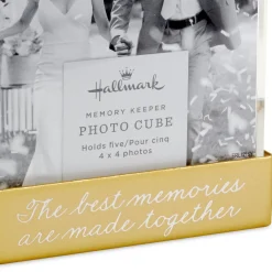 Photo Cube Acrylic Picture Frame, Holds 5 Photos