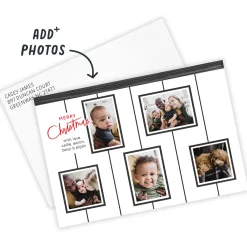 Photo Gallery Flat Christmas Photo Card