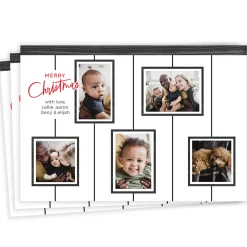 Photo Gallery Flat Christmas Photo Card