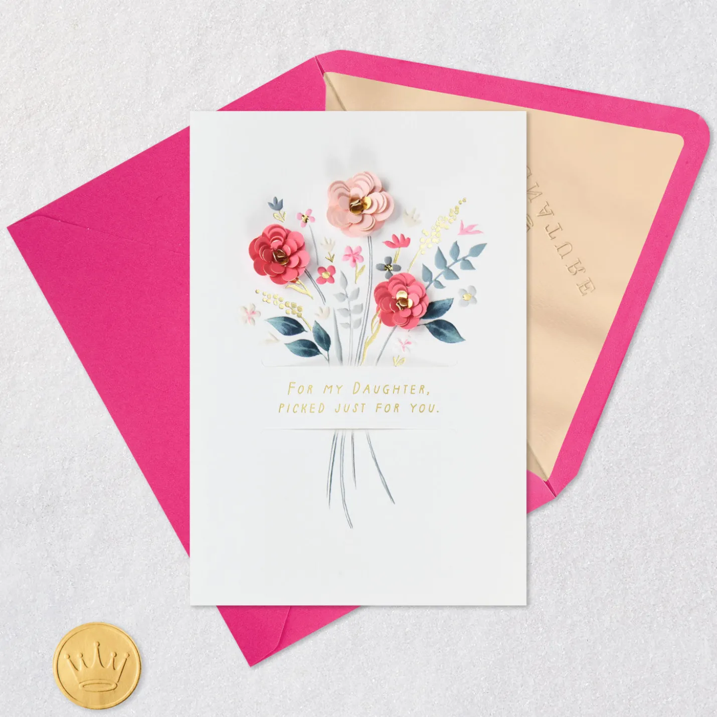 Picked Just for You Birthday Card for Daughter