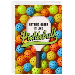 Pickleball Funny Custom Birthday Card