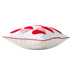 Pink and Red Hearts Pillow, 18x18