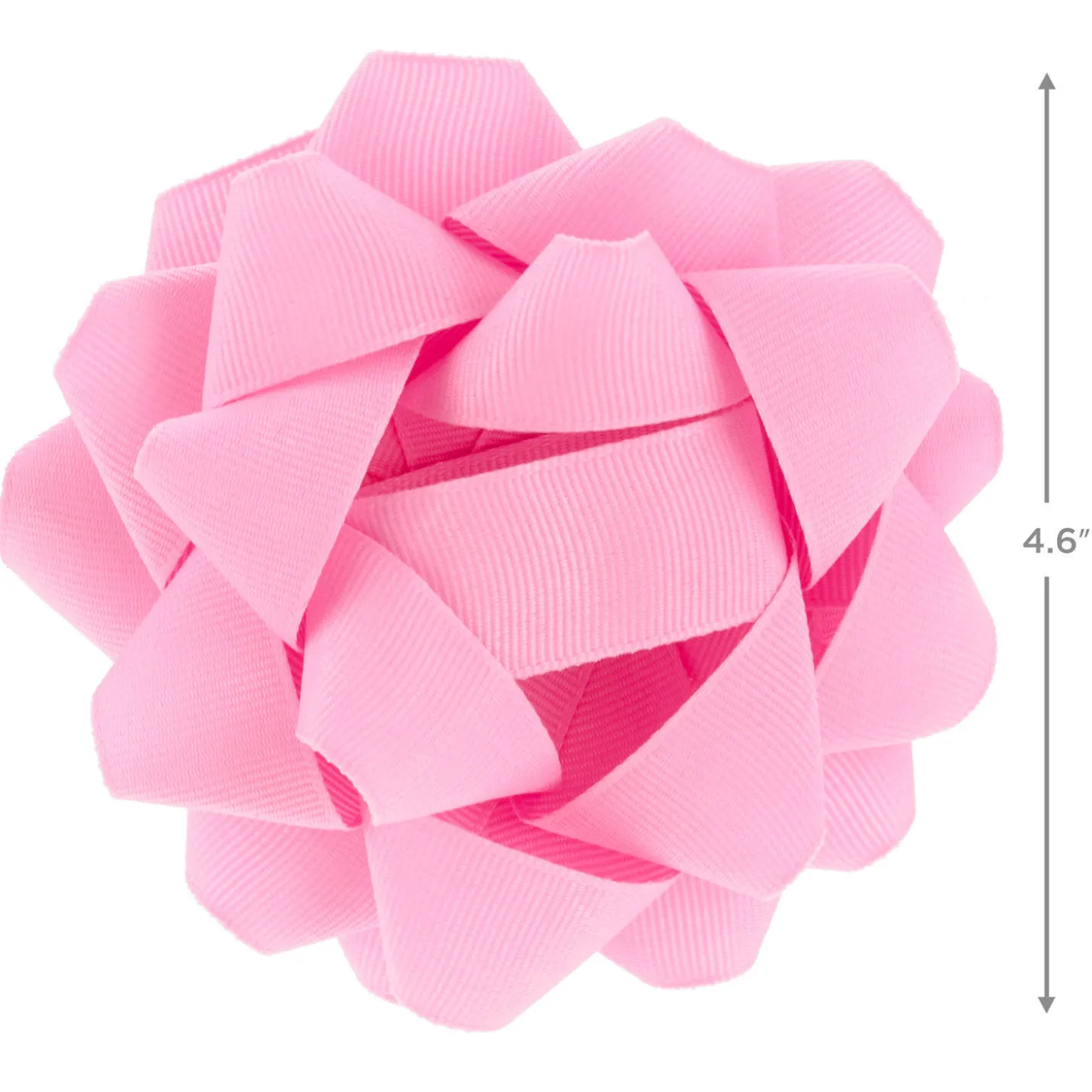 Pink Grosgrain Ribbon Gift Bow, 4.6"