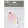 Pink Ice Cream Cone Die-Cut Gift Tag
