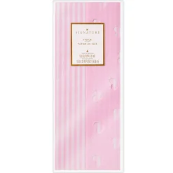 Pink Stripes and Pink With Cutout Hearts 2-Pack Tissue Paper, 4 sheets total