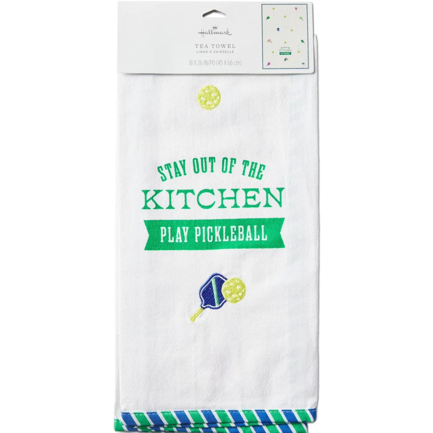 Play Pickleball Tea Towel, 18x26